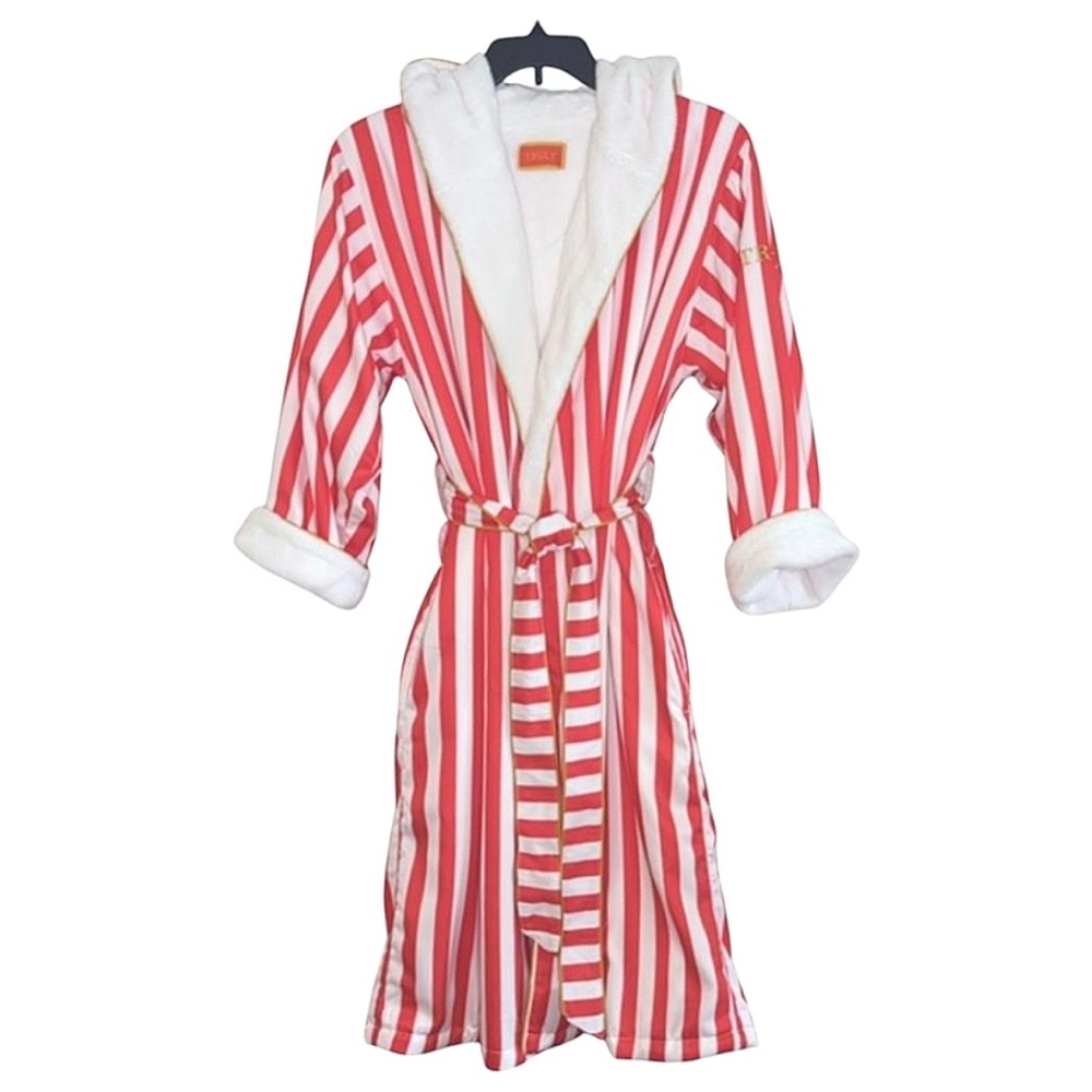 TRULY Red and White Striped Robe